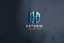 HStudio Letter H Pro Logo Template Screenshot 1