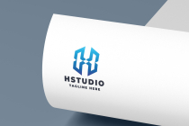 HStudio Letter H Pro Logo Template Screenshot 3