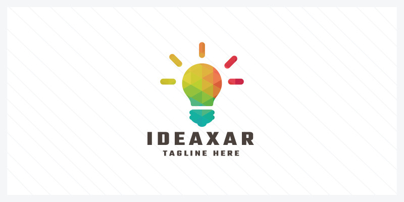 Idea Pixel Lamp Pro Logo Template