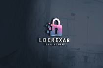 Lockexar Pro Logo Template Screenshot 1