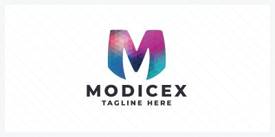 Modicex Letter M Pro Logo Template
