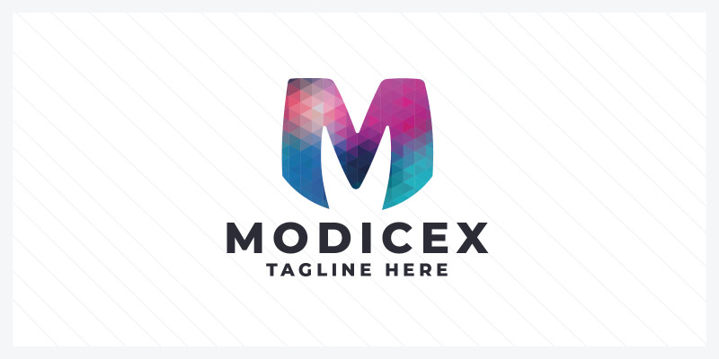 Modicex Letter M Pro Logo Template