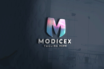 Modicex Letter M Pro Logo Template Screenshot 1