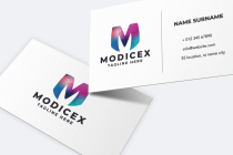 Modicex Letter M Pro Logo Template Screenshot 2