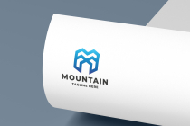 Mountain Letter M Pro Vector Logo Template Screenshot 3