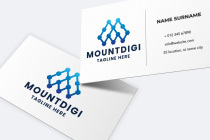 Mount Digital Letter M Pro Logo Template Screenshot 2