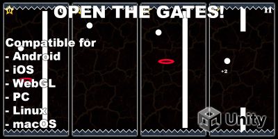 Open The Gates - Unity Hyper Casual Game