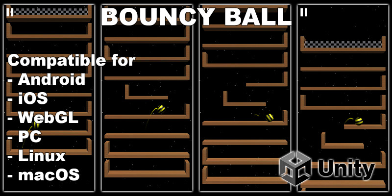 Bouncy Ball | Jumping Marble - Unity Game