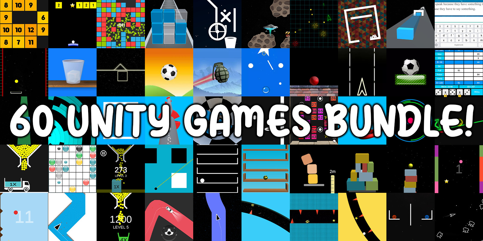 60 Unity Games Bundle by NeonSpaceFighter | Codester