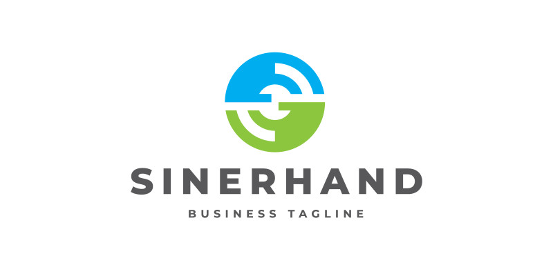 Hand Synergy - Letter S Logo Template