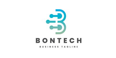 Bontech - Letter B Logo Template