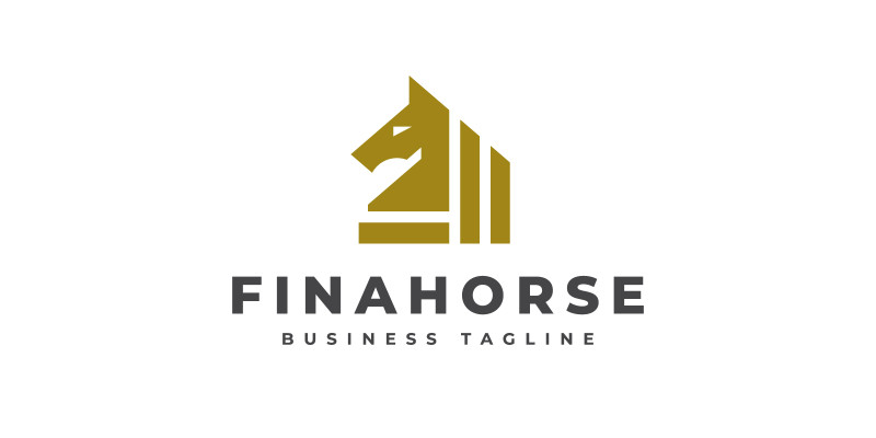 Finance Horse Logo Template