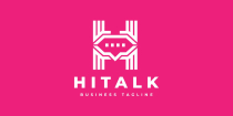 Hitalk - Letter H Logo Template Screenshot 2