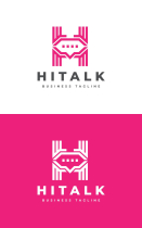 Hitalk - Letter H Logo Template Screenshot 3