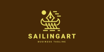 Sailing Art Logo Template Screenshot 2