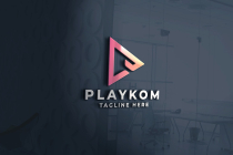 Playkom Pro Logo Template Screenshot 1
