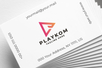 Playkom Pro Logo Template Screenshot 3