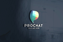 Professional Chat Pro Logo Template Screenshot 1