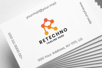 Retechno Letter R Pro Logo Template Screenshot 3