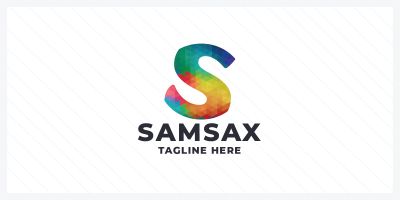 Samsax Letter S Pro Logo Template