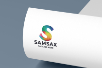Samsax Letter S Pro Logo Template Screenshot 2