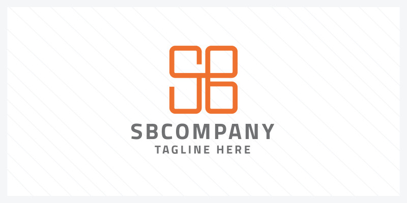 SB Company Letter S and B Pro Logo Template