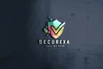 Securexa Tech Pro Logo Template Screenshot 1