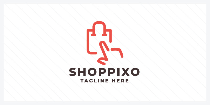 Shoppixo Marketing Pro Logo Template