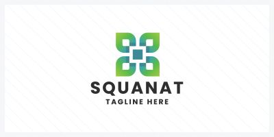 Square Nature Pro Logo Template