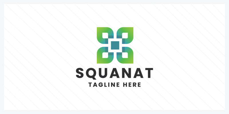 Square Nature Pro Logo Template