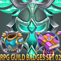 RPG Game Badge Set 02