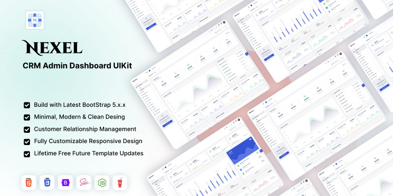 Nexel- CRM Admin Dashboard UIKit