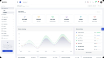 Nexel- CRM Admin Dashboard UIKit Screenshot 1