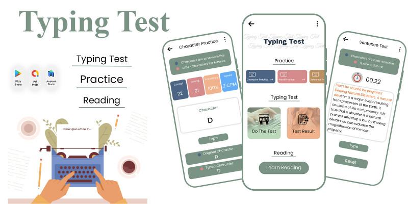 Typing Speed Test - Android Source Code