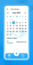 US Calendar 2023 With Holidays - Android Source Co Screenshot 2