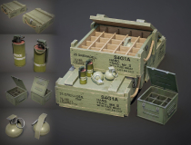 3D gaming Assets Explosive Essentials Low Poly Screenshot 1