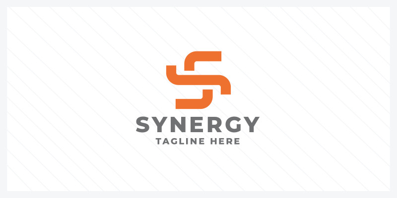 Synergy Business Letter S Pro Logo Template