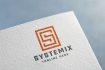 Systemix Letter S Pro Logo Template Screenshot 3