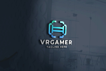 VR Gamer Pro Logo Template Screenshot 1