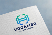 VR Gamer Pro Logo Template Screenshot 3