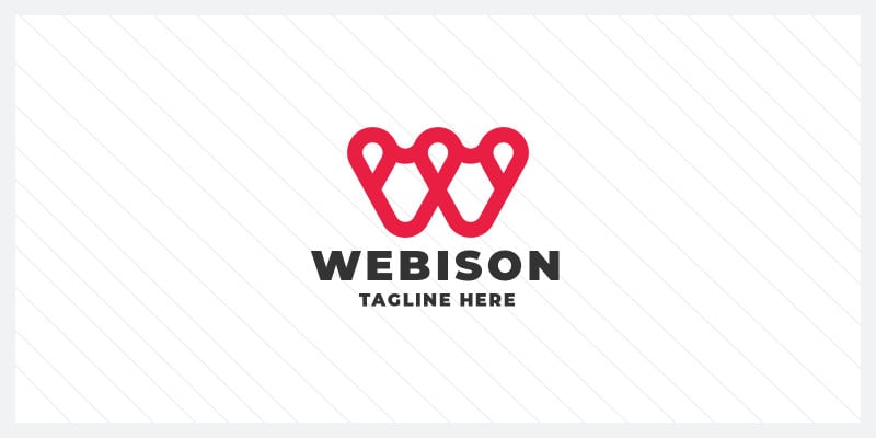 Webison Letter W Pro Logo Template