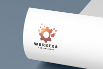 Workexa System Pro Logo Template Screenshot 1