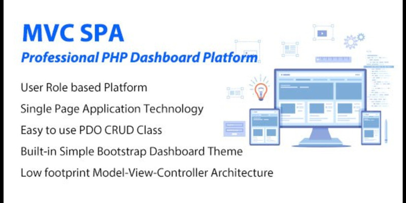 mvcSPA PHP Dashboard Platform