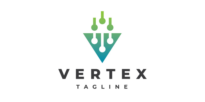 Vertex - Letter V Logo Template
