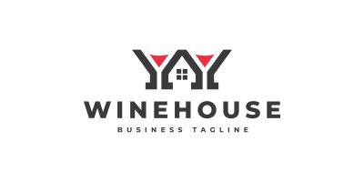 Wine House - Letter W Logo Template