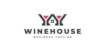 Wine House - Letter W Logo Template Screenshot 1