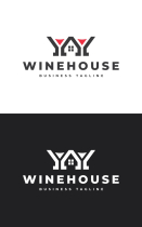 Wine House - Letter W Logo Template Screenshot 3