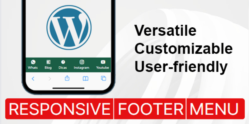 Responsive Footer Menu Mobile WordPress