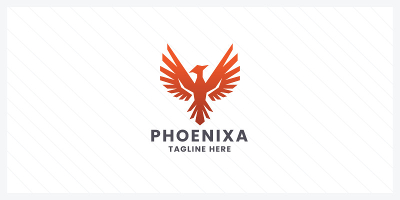 Phoenixa Bird Vector Logo Temp