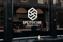 Cube Line Split Logo Screenshot 3